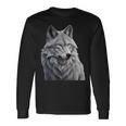 Grauer Wolf Langarmshirts Geschenkideen