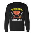 Grill Barbecue Amici Pitmaster Barbecue Grigliata Carne Maglietta a maniche lunghe Ideas de regalos