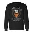 Hammersbaldiking God Of Impatience Langarmshirts Geschenkideen