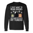 Hang Out With My Tuxedo Cat Owner Tuxedo Cat Lover Long Sleeve T-Shirt Gifts ideas