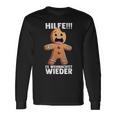 Hilfe Es Weihnachtet Wieder X Xmas Christmas Gingerbread Langarmshirts Geschenkideen