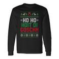 Ho Ho Hoit Di Goschn Ugly Xmas Ugly Christmas Langarmshirts Geschenkideen