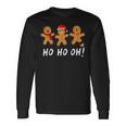 Ho Ho Oh Famiglia Cuocere Gingerbread Biscotti Natale Maglietta a maniche lunghe Ideas de regalos