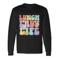 Hugs & High Fives Lunch Lady Vibes School Appreciation Long Sleeve T-Shirt Gifts ideas