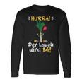 Hurra Der Lauch Wird 14 Boy 14Th Birthday Langarmshirts Geschenkideen