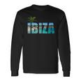 Ibiza Espana Beach Palm Tree Party Destination Regalo Maglietta a maniche lunghe Ideas de regalos