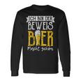 Ich Bin Der Beweis Bier Macht Schön Sauftour Biertrinker German Langarmshirts Geschenkideen