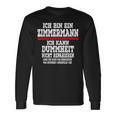 Ich Bin Ein Zimmermann Ich Kann Dummheit Nicht Reparieren Langarmshirts Geschenkideen