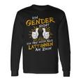 Ich Gender Nicht Ich Habe Noch Alle Latten Am Zaun Gender Langarmshirts Geschenkideen