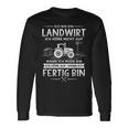 Ich Höre Nicht Auf Wenn Ich Mübin Farmer Ich Langarmshirts Geschenkideen