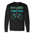 Ich Liebe Es Wenn Mich Meine Frau Zocken Lässt Gamer Langarmshirts Geschenkideen