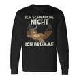 Ich Schnarche Nicht Ich Brumme Sleep Pyjamas Sleep Langarmshirts Geschenkideen