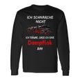 Ich Schnarche Nicht Steam Train Driver Langarmshirts Geschenkideen