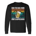 Ich Tu Das Nur Fürs Gipfelbier Trekking Montagna Birra Alpinismo Maglietta a maniche lunghe Ideas de regalos