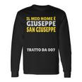 Il Mio Nome È Giuseppe Regalo Testo Divertente Nome Persona Maglietta a maniche lunghe Ideas de regalos