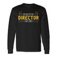 Because I'm The Director That's Why Movie Regista Di Film Maglietta a maniche lunghe Ideas de regalos