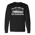 I'm Just Here For The Shavasana Yoga Humor Maglietta a maniche lunghe Ideas de regalos