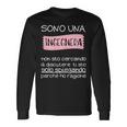 Ingegnere Donna Ingegnera Regalo Di Laurea Scherzi Laurea Maglietta a maniche lunghe Ideas de regalos