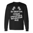 Ingenieur Engineers Mechanical Engineering Student Langarmshirts Geschenkideen