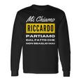 Io Non Sbaglio Mai Regalo Per Riccardo Personalizzato Figlio Maglietta a maniche lunghe Ideas de regalos