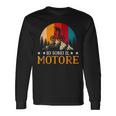 Io Sono Il Motore Mtb Ciclista Mountainbike Maglietta a maniche lunghe Ideas de regalos