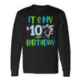 It's My 10Th Birthday Scooter Skating 10 Year Old Birthday Long Sleeve T-Shirt Gifts ideas