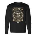 Its A Baron Thing You Wouldnt Understand Name Vintage Long Sleeve T-Shirt Gifts ideas