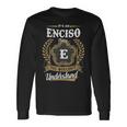 It's An Enciso Thing You Wouldn't Understand Personalized Last Name Enciso Family Crest Coat Of Arm Long Sleeve T-Shirt Gifts ideas