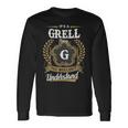 It's A Grell Thing You Wouldn't Understand Personalized Last Name Grell Family Crest Coat Of Arm Long Sleeve T-Shirt Gifts ideas