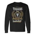 It's A Timmers Thing You Wouldn't Understand Personalized Last Name Timmers Family Crest Coat Of Arm Long Sleeve T-Shirt Gifts ideas