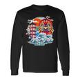 Japonés Daruma Gran Ola Kanagawa Japón Arteintage Camiseta de manga larga Ideas de regalos