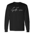 Je Ne Regrette Rien No Regrets France Langarmshirts Geschenkideen