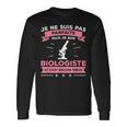 Je Ne Suis Pas Parfaite Mais Je Suis Biologiste T-shirt à manches longues Idées cadeaux