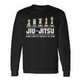 Jiu Jitsu Belt Rank Chess Bjjintage Invecchiato Maglietta a maniche lunghe Ideas de regalos