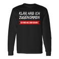 Klar Hab Ich Gewgenommen Ich Wog Mal 3500 G Langarmshirts Geschenkideen