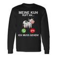 Kuh Ruft An Ich Muss Gehen Langarmshirts Geschenkideen