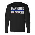 La Mia Marsiglia Skyline Francia Marsiglia Maglietta a maniche lunghe Ideas de regalos