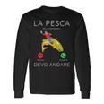 La Pesca Sta Chiamando Frase Divertente Regalo Per Pescatore Maglietta a maniche lunghe Ideas de regalos