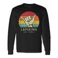 Lahaina Shaka Surf A Mano Retrò Hawaiano Maglietta a maniche lunghe Ideas de regalos