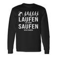 Laufen Ich Habe Saufenersten Party Suff Alcohol Langarmshirts Geschenkideen