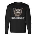 Lecker Bierchen X New Pedro Waschbär Meme Cute Racoon Langarmshirts Geschenkideen