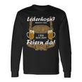 Lederhosn Brauch I Ned I Bin Nur Zum Feiern Da Oktoberfest Langarmshirts Geschenkideen