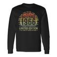 Legend Since November 1966 Retro 58Th Birthday Made In 1966 Maglietta a maniche lunghe Ideas de regalos