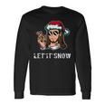 Let It Snow Cocaine Idea Jesus Ugly Xmas Sweater Long Sleeve T-Shirt Gifts ideas