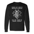 Lieber Mit Odin In Walhalla Saufen Nordmann's Drinking Slogan Langarmshirts Geschenkideen