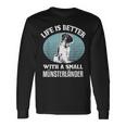 Life Is Better With A Small Münsterländer Dog Holder Langarmshirts Geschenkideen