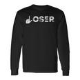Loser Loser Hand Gesture Con Segno Della Mano Maglietta a maniche lunghe Ideas de regalos