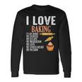 I Love Baking It's My Hobby Biscotti E Panetteria Torte Dolci Maglietta a maniche lunghe Ideas de regalos
