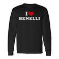 I Love Benelli Io Amo Benelli Maglietta a maniche lunghe Ideas de regalos