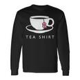 I Love English Tea Uk Flag Fun Novelty Souvenir Memorabilia Long Sleeve T-Shirt Gifts ideas